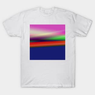 RED BLUE GREEN TEXTURE ART T-Shirt